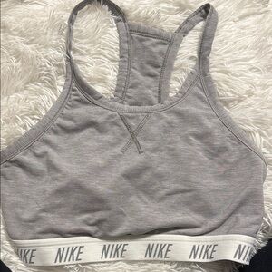 Nike Girls Gray Sports Bra